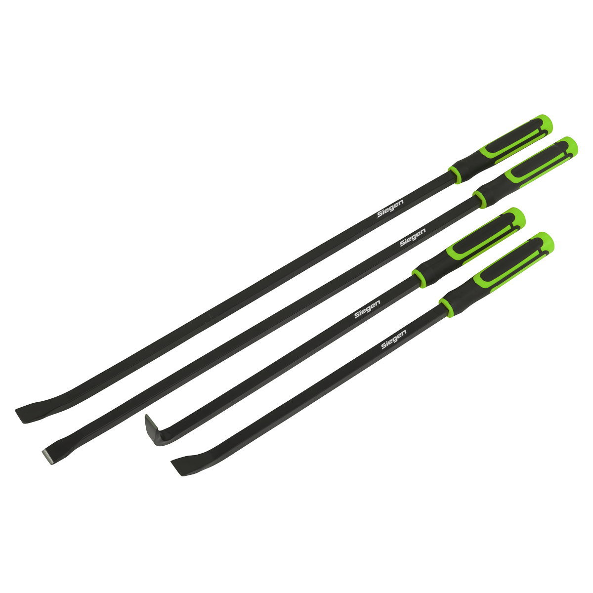 Heavy-Duty Pry Bar Set with Hammer Cap 4pc