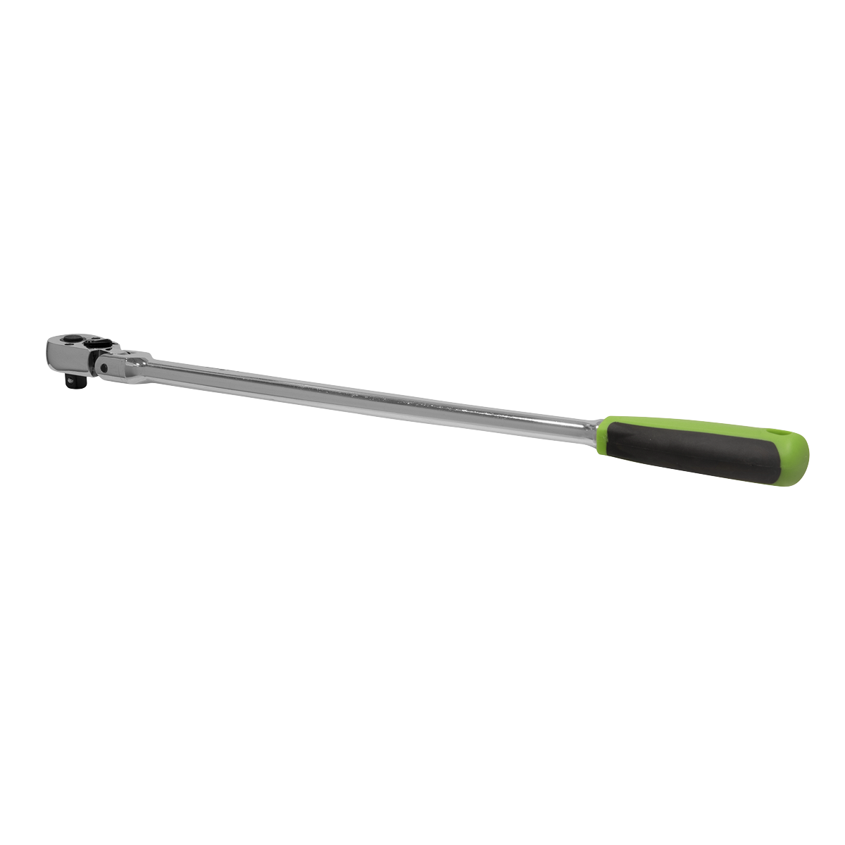 Siegen Extra-Long Flexi-Head Ratchet Wrench with Flip Reverse 3/8"Sq Drive