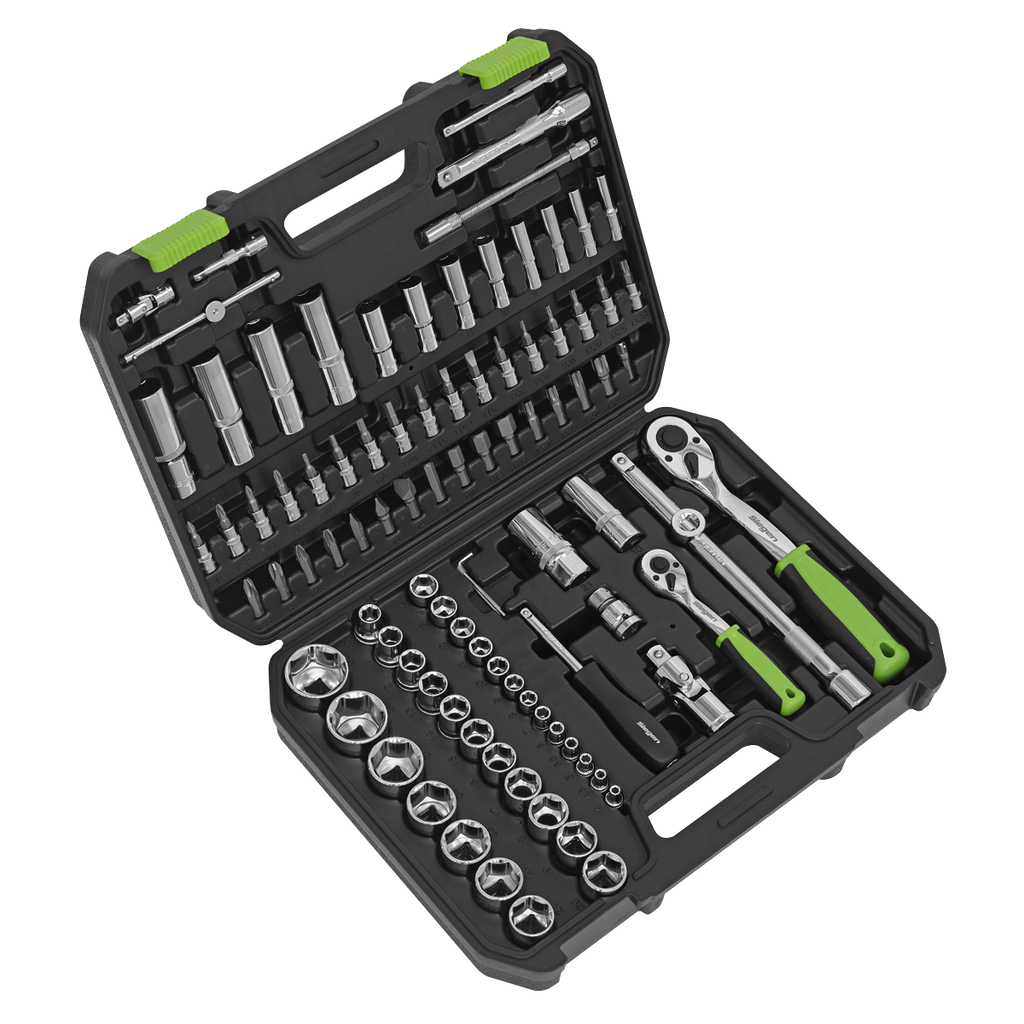 Siegen Socket Set 1/4" & 1/2"Sq Drive 94pc