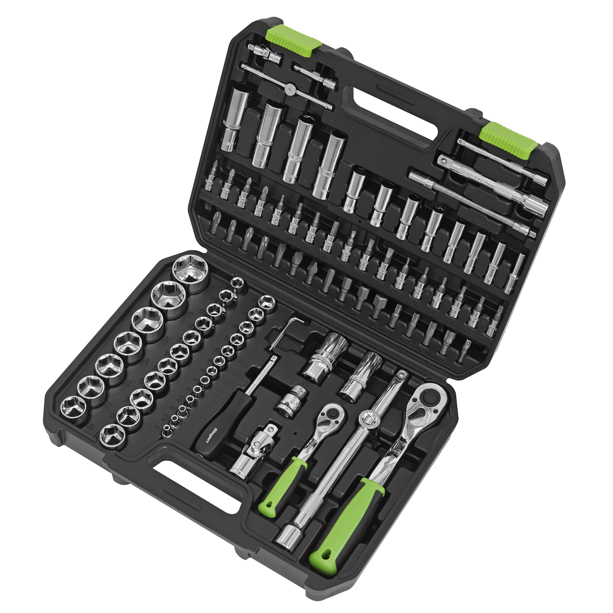 Siegen Socket Set 1/4" & 1/2"Sq Drive 94pc