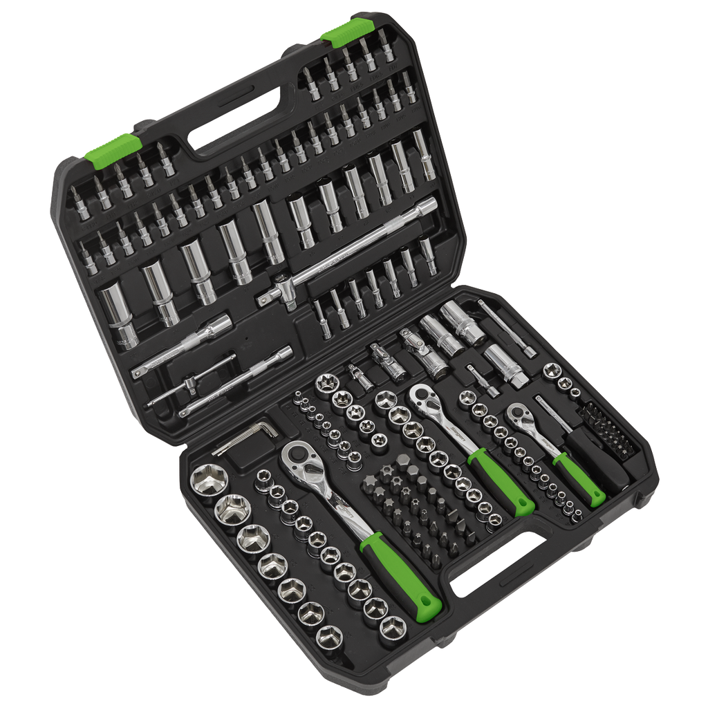 Siegen Socket Set 1/4", 3/8" & 1/2"Sq Drive 171pc