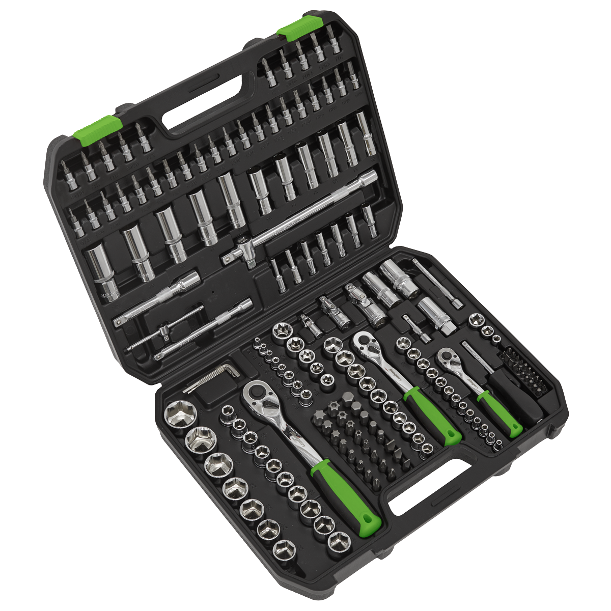 Siegen Socket Set 1/4", 3/8" & 1/2"Sq Drive 171pc