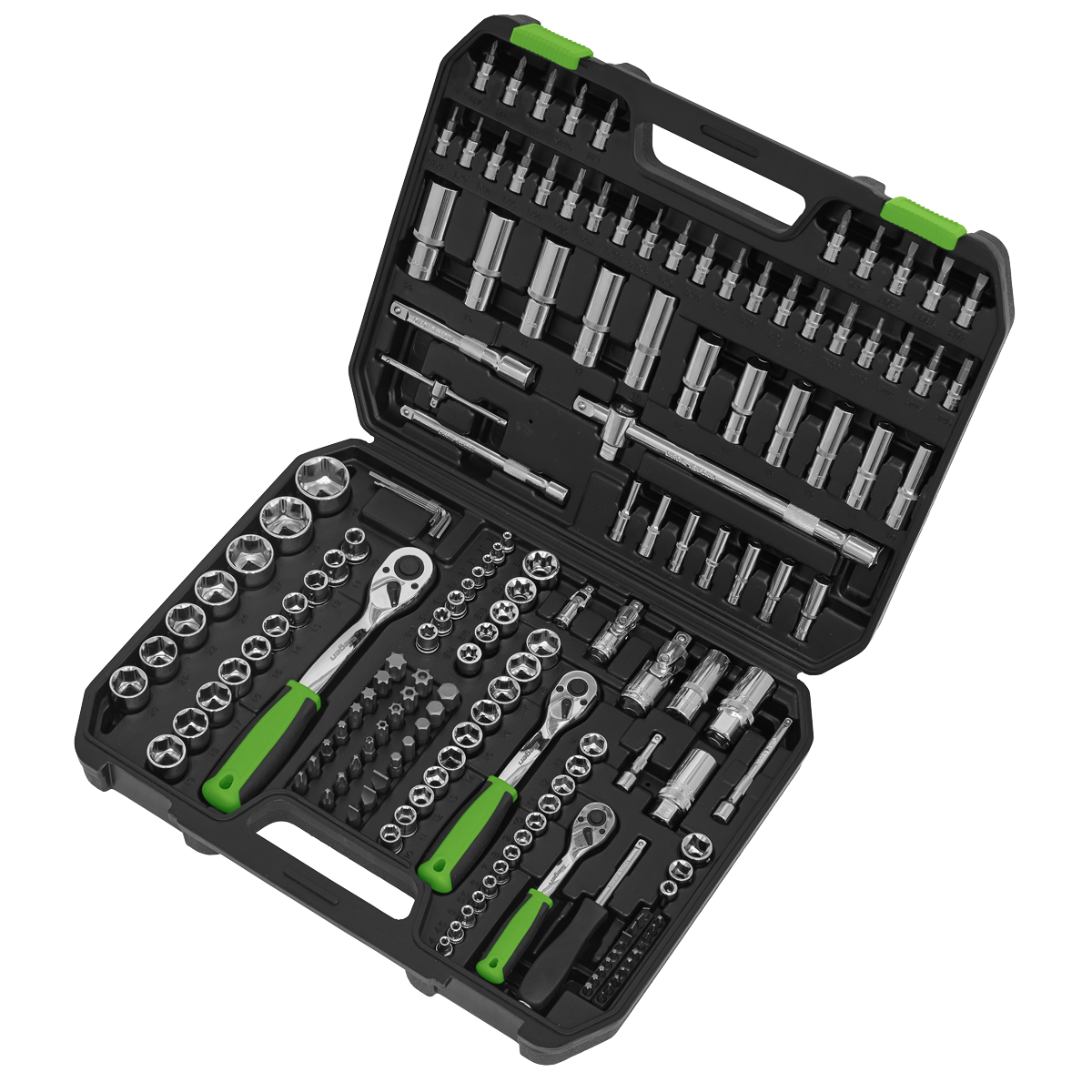Siegen Socket Set 1/4", 3/8" & 1/2"Sq Drive 171pc