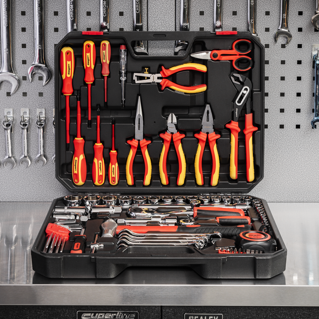 Siegen Electrician's Tool Kit 90pc