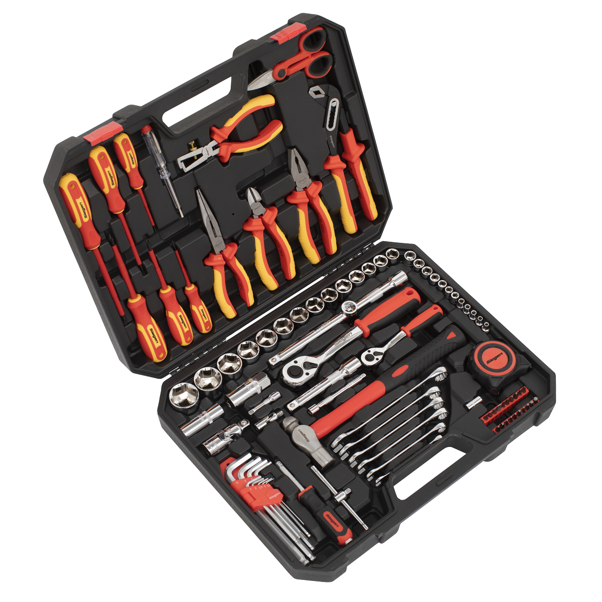 Siegen Electrician's Tool Kit 90pc
