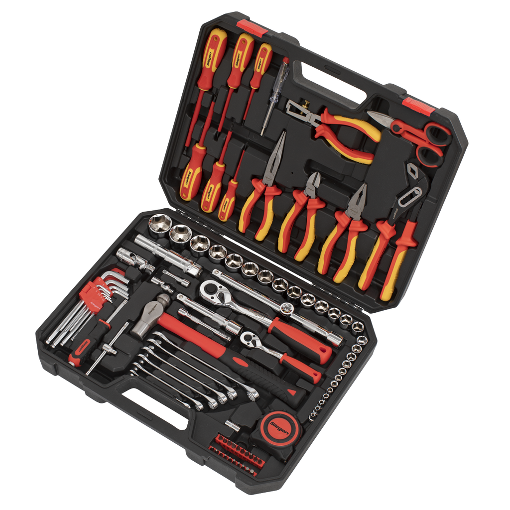 Siegen Electrician's Tool Kit 90pc