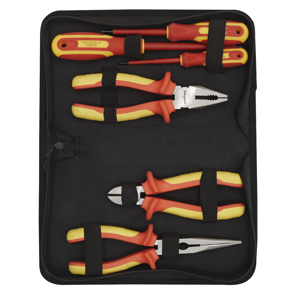 Siegen Electrical Tool Kit 6pc - VDE Approved
