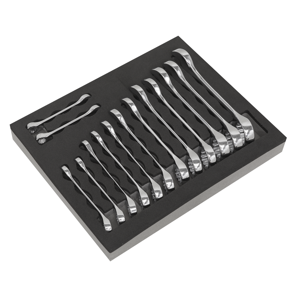 Siegen Stubby Combination Spanner Set 14pc