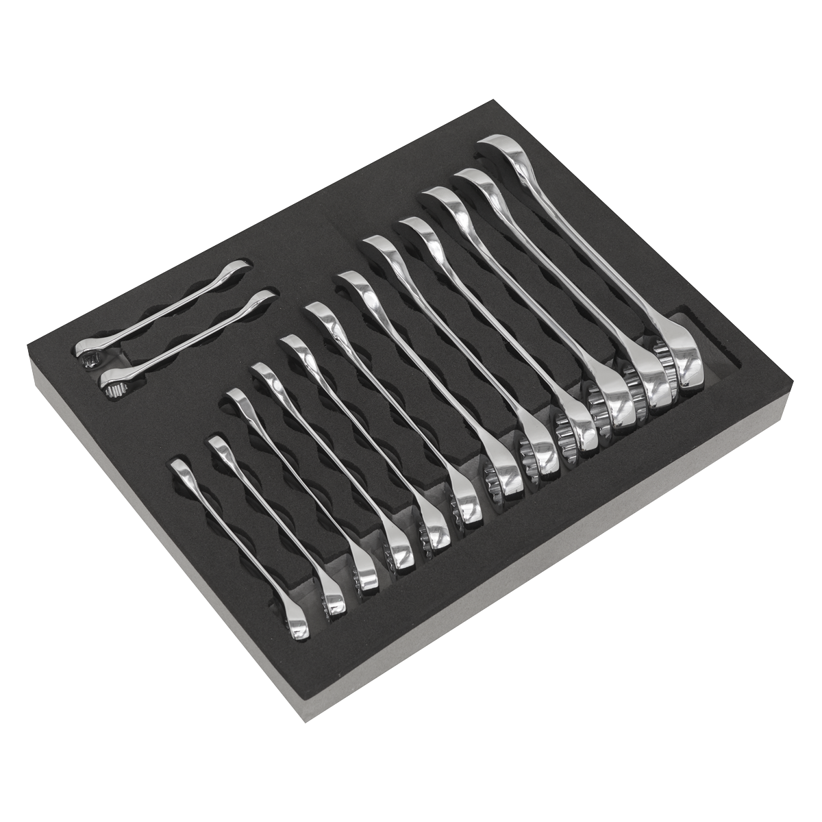 Siegen Stubby Combination Spanner Set 14pc