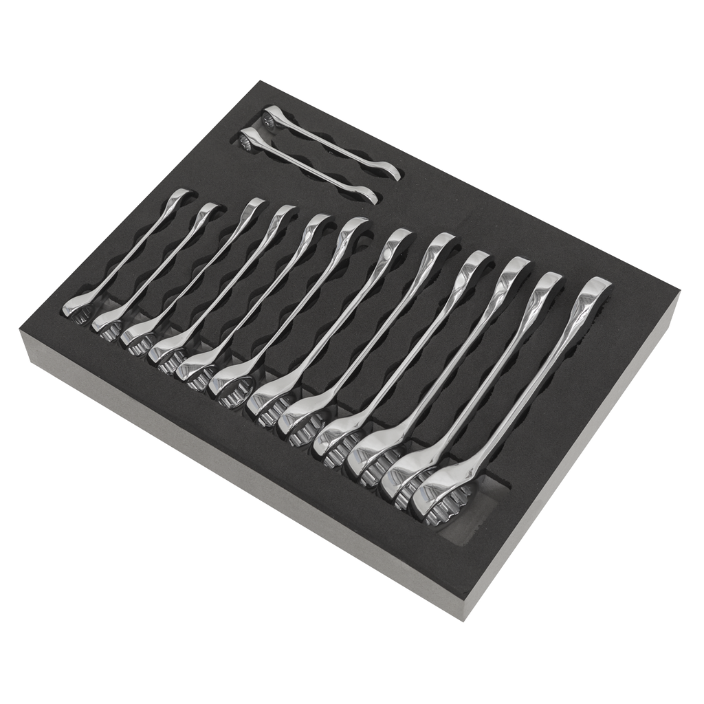 Siegen Stubby Combination Spanner Set 14pc