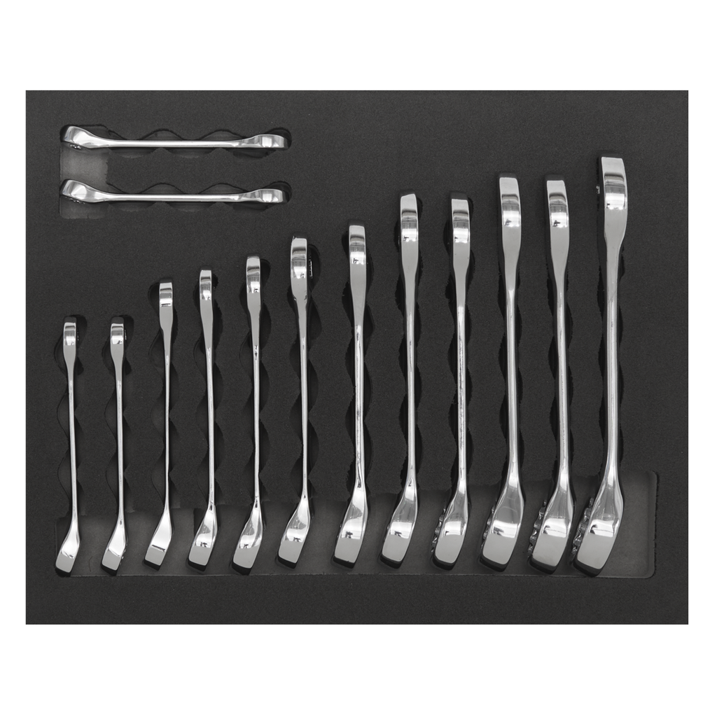 Siegen Stubby Combination Spanner Set 14pc