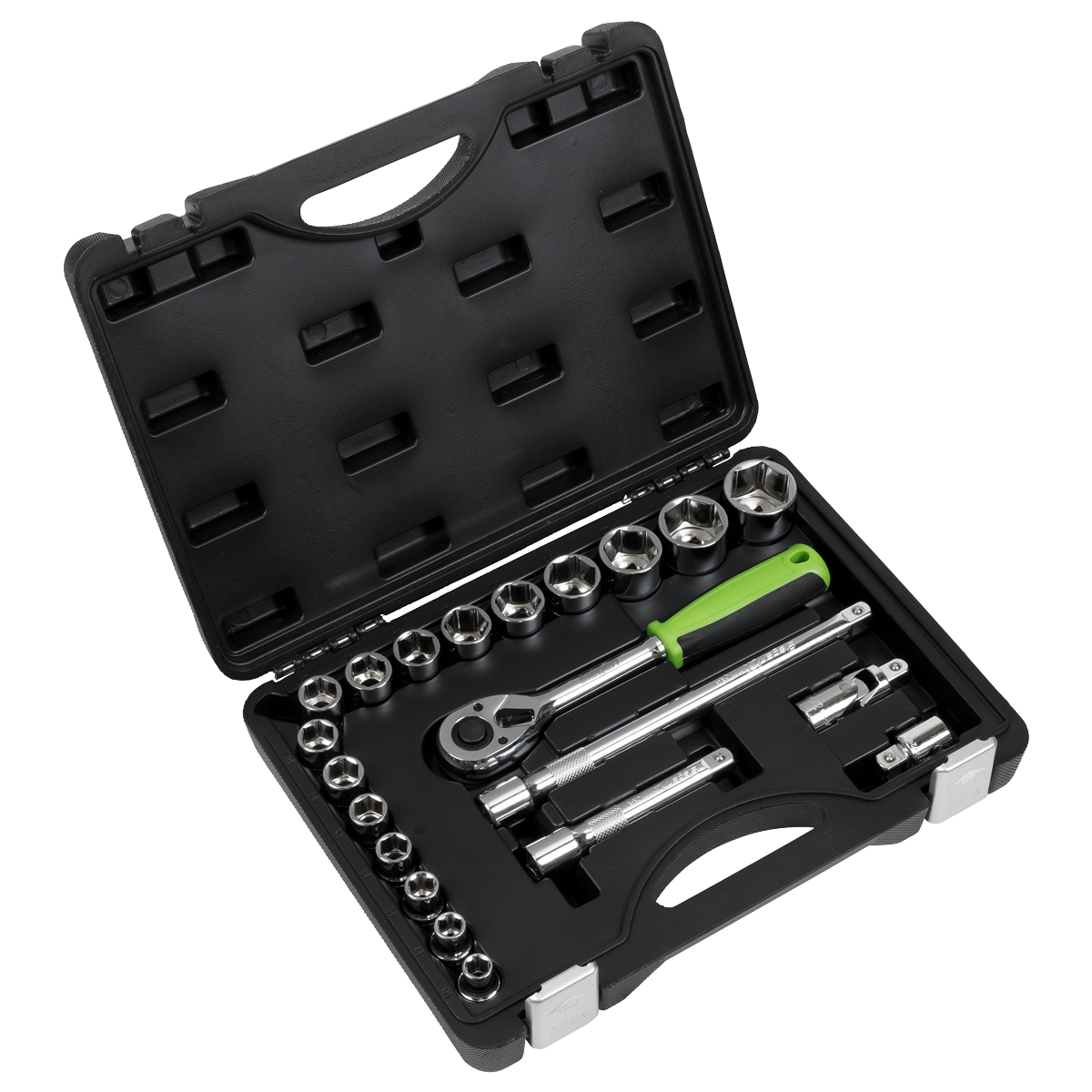 Siegen Socket Set 1/2"Sq Drive 21pc
