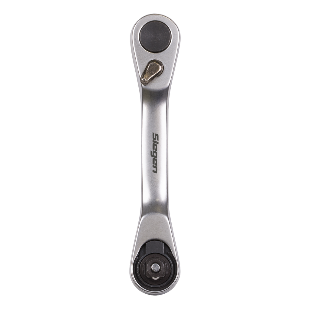 Siegen Micro Ratchet Bit Driver & Wrench 1/4"Hex x 1/4"Sq Dr