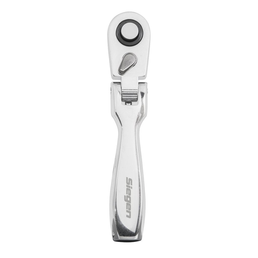 Siegen Micro Flexi-Head Ratchet Wrench 1/4"Sq Drive