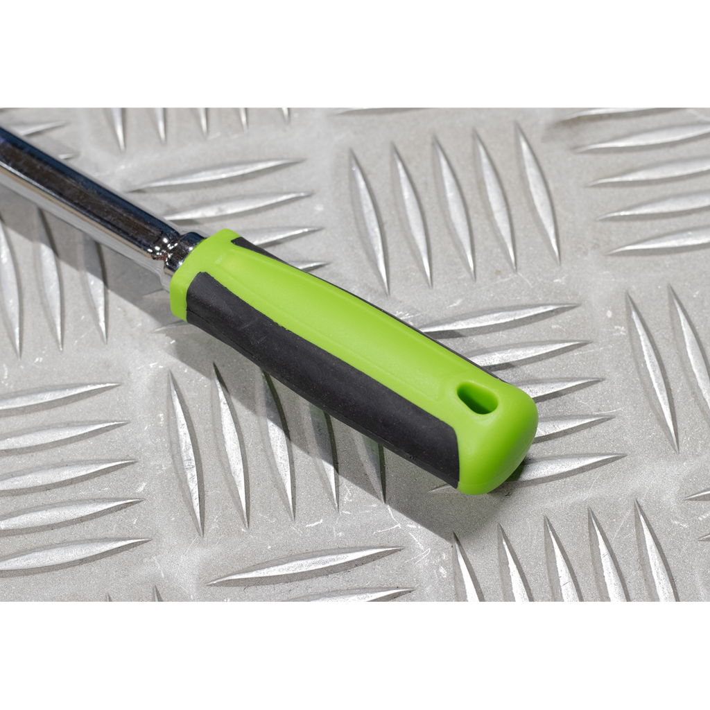 Siegen Extra-Long Flexi-Head Ratchet Wrench with Flip Revers
