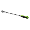 Siegen Extra-Long Flexi-Head Ratchet Wrench with Flip Revers
