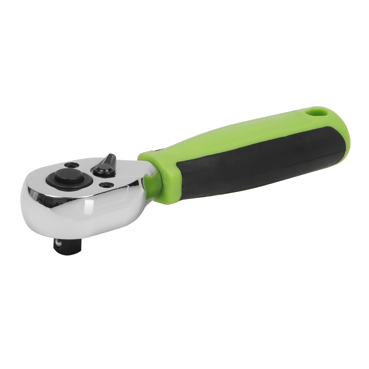 Siegen Stubby Ratchet Wrench with Flip Reverse 1/4"Sq Drive