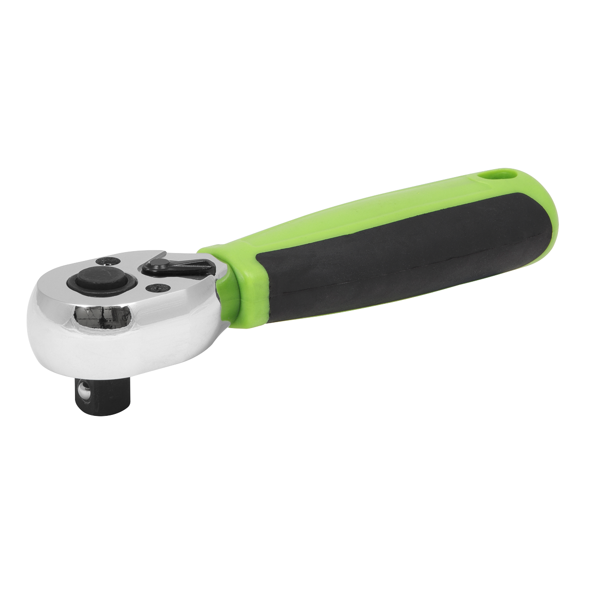 Siegen Stubby Ratchet Wrench with Flip Reverse 3/8"Sq Drive