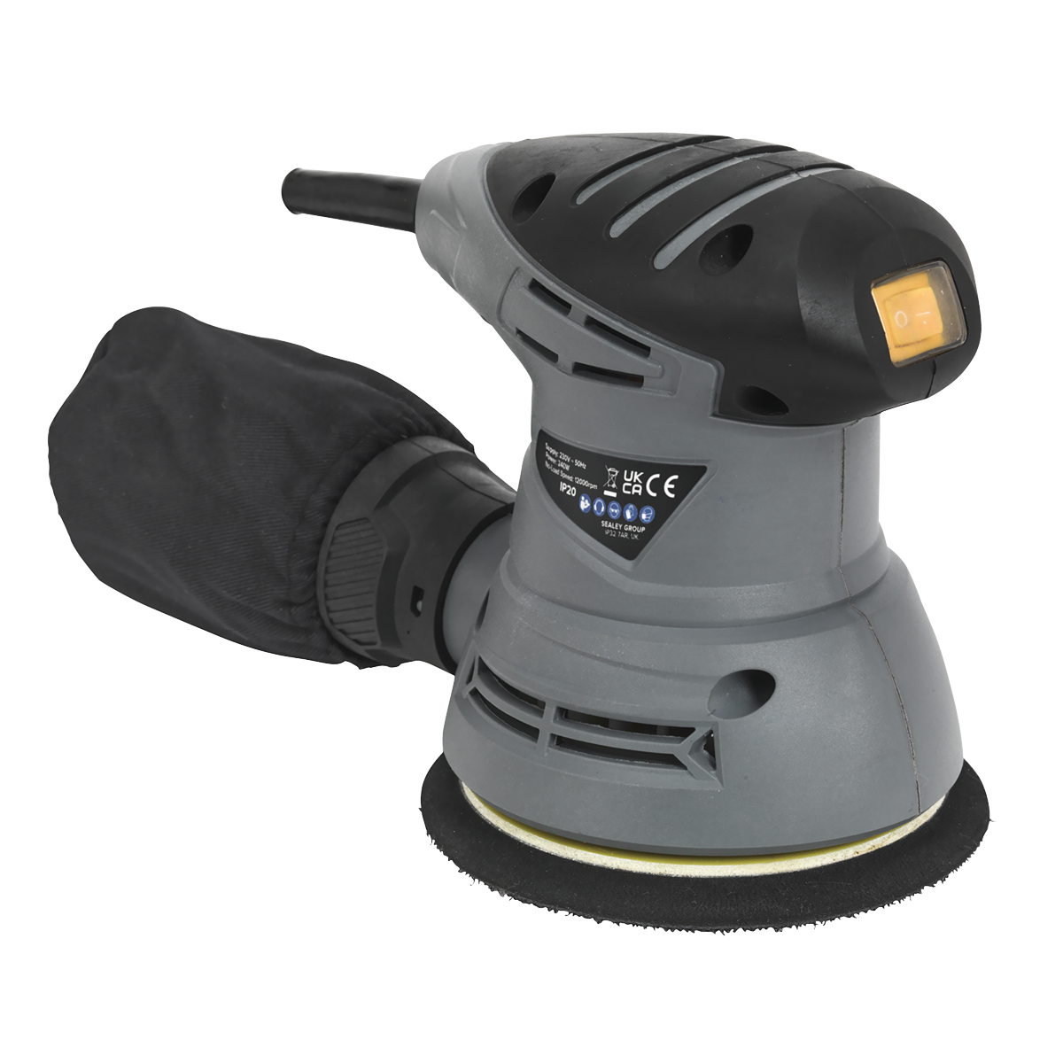 Siegen 125mm Random Orbital Palm Sander 240W/230V