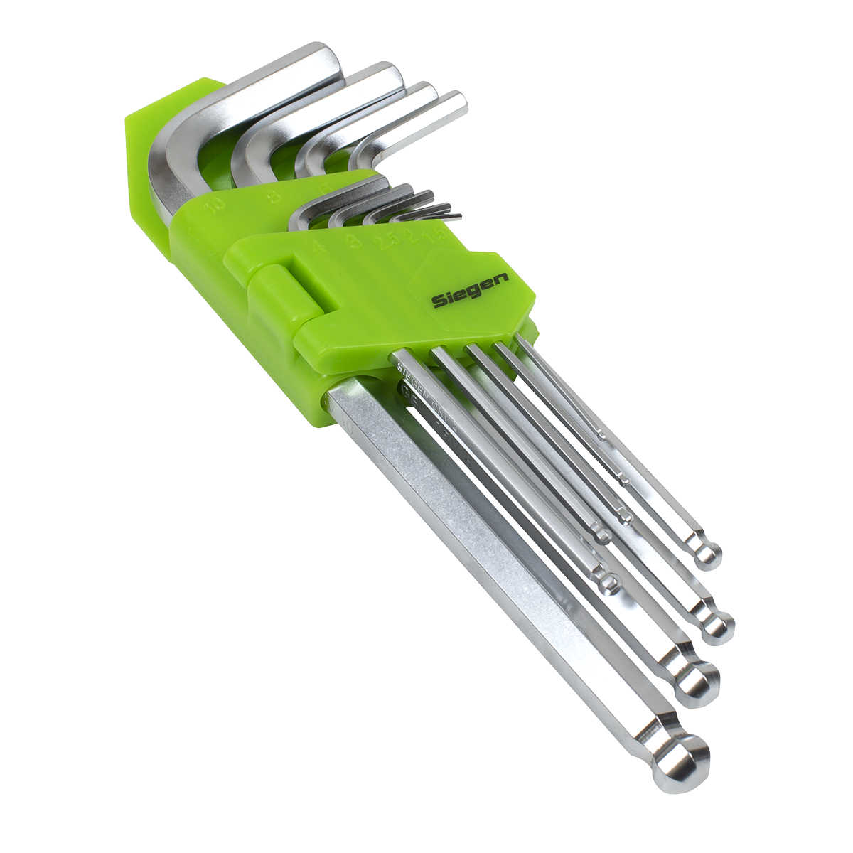 Siegen Long Ball-End Hex Key Set 9pc