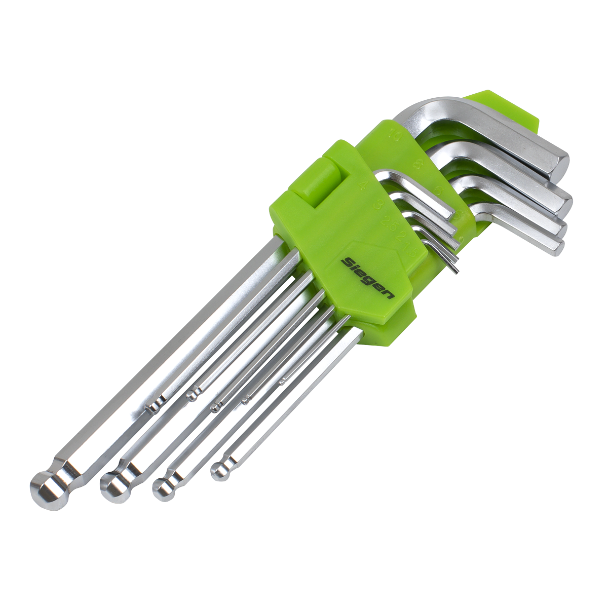 Siegen Long Ball-End Hex Key Set 9pc