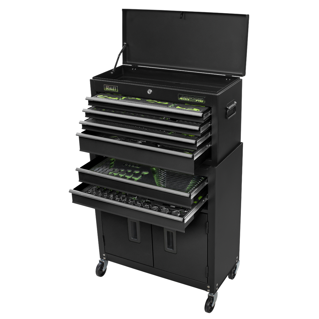 Top Chest & Rollcab Combination 6 Drawer with Tool Kit 247pc