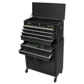 Top Chest & Rollcab Combination 6 Drawer with Tool Kit 247pc