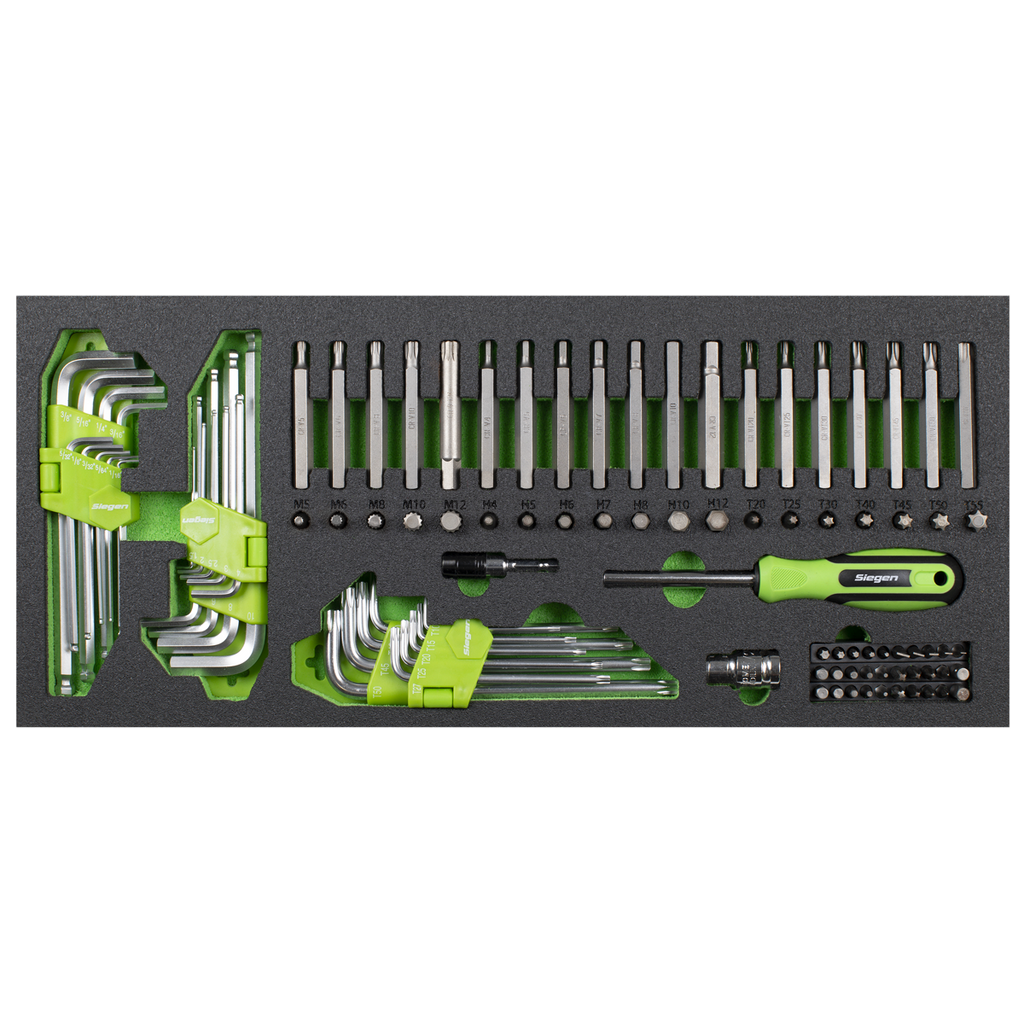 Top Chest & Rollcab Combination 6 Drawer with Tool Kit 247pc