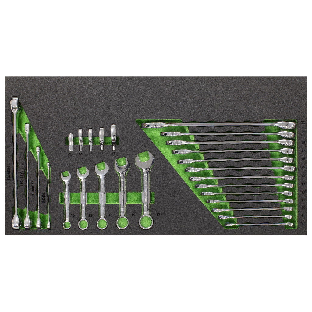 Top Chest & Rollcab Combination 6 Drawer with Tool Kit 247pc