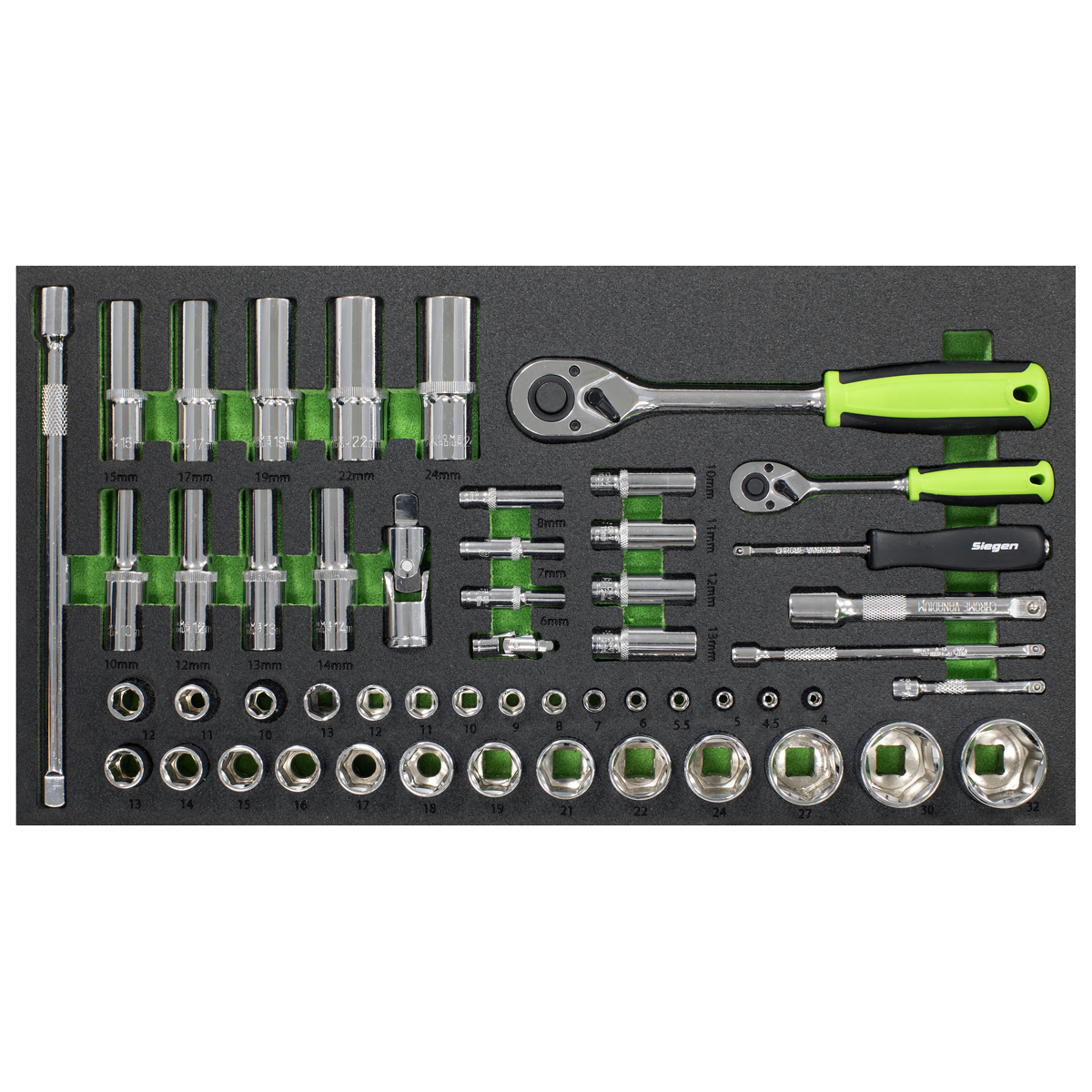 Top Chest & Rollcab Combination 6 Drawer with Tool Kit 247pc