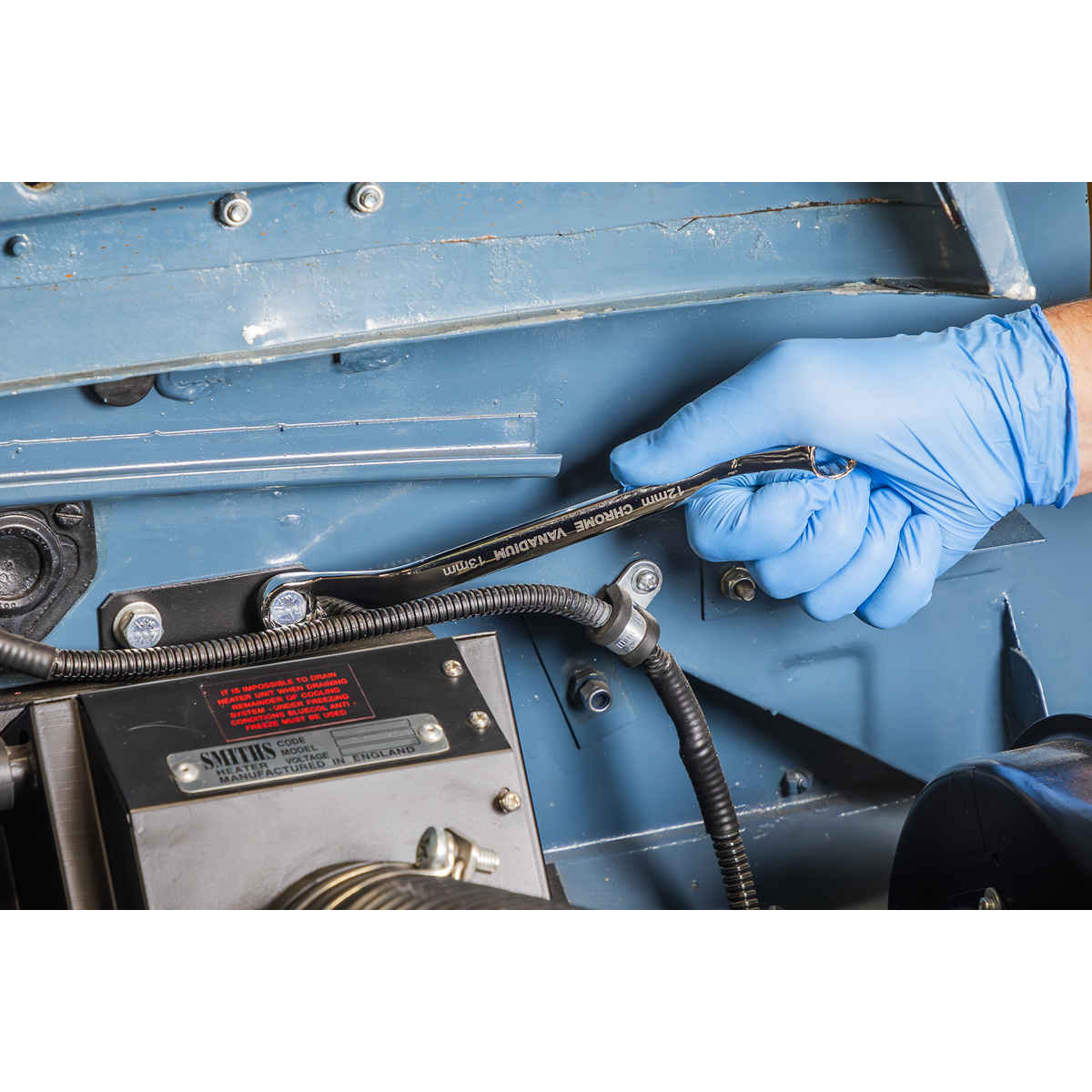 Siegen Combination & Deep Offset Spanner Set with Tool Tray