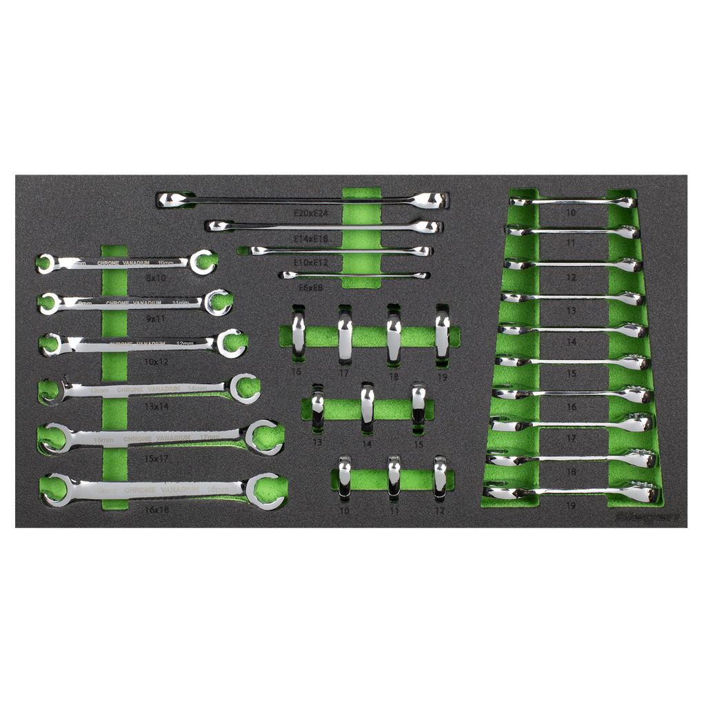 Siegen Specialised Spanner Set with Tool Tray 30pc