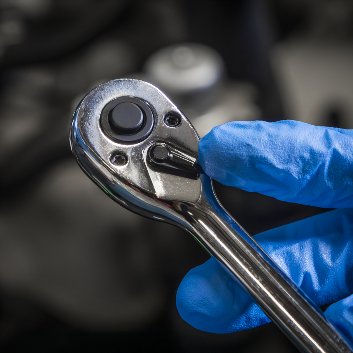 Siegen Extendable Ratchet Wrench 1/4"Sq Drive