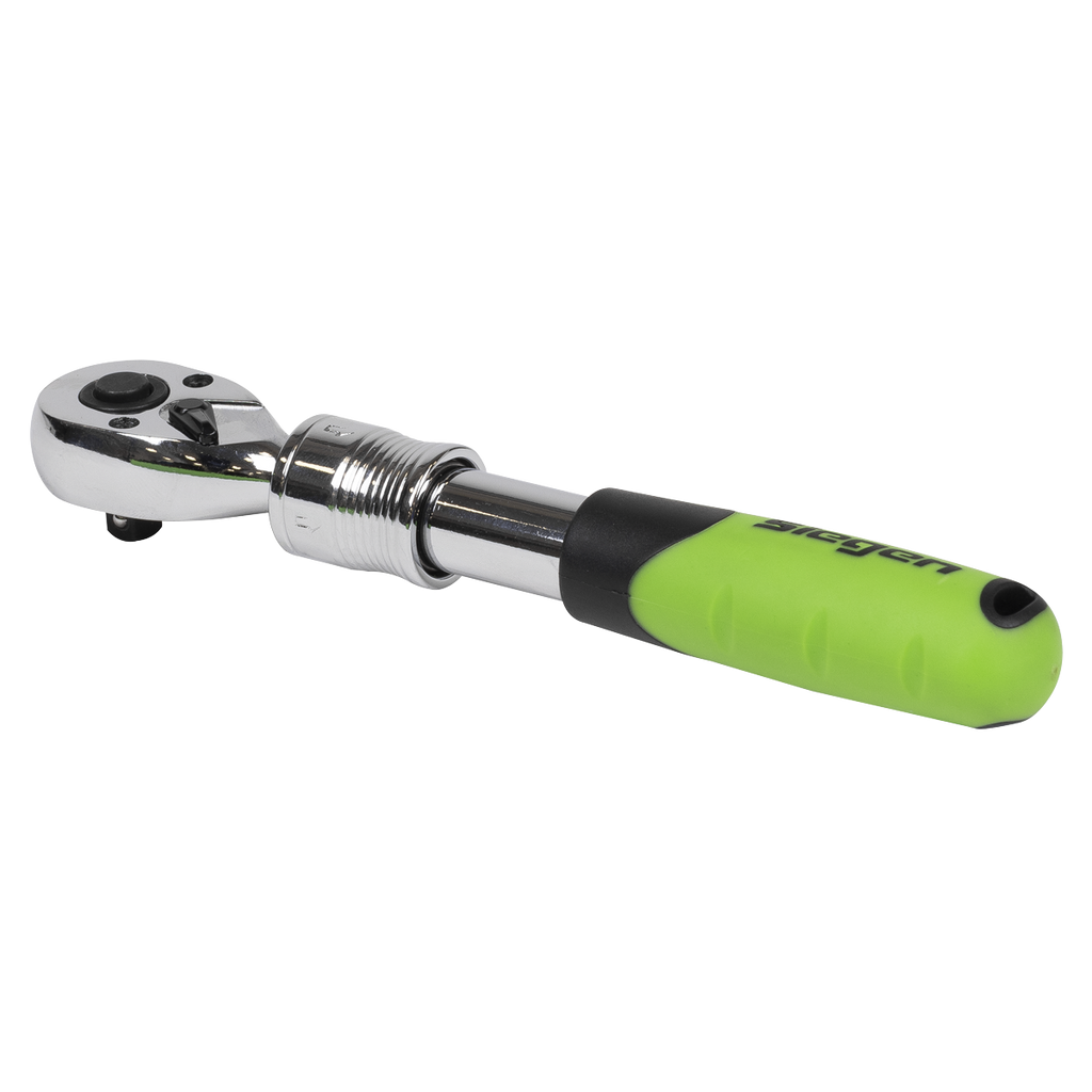 Siegen Extendable Ratchet Wrench 1/4"Sq Drive