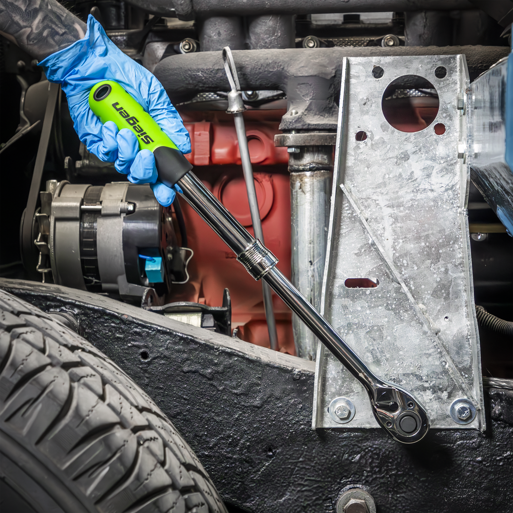 Siegen Extendable Ratchet Wrench 1/2"Sq Drive