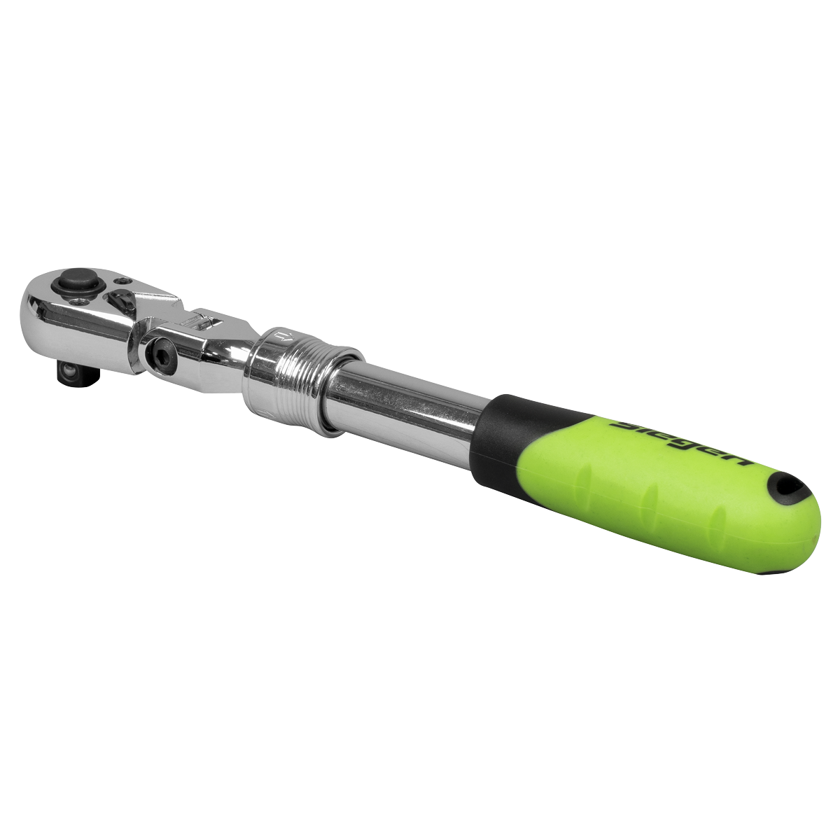 Siegen Extendable Flexi-Head Ratchet Wrench 3/8"Sq Drive