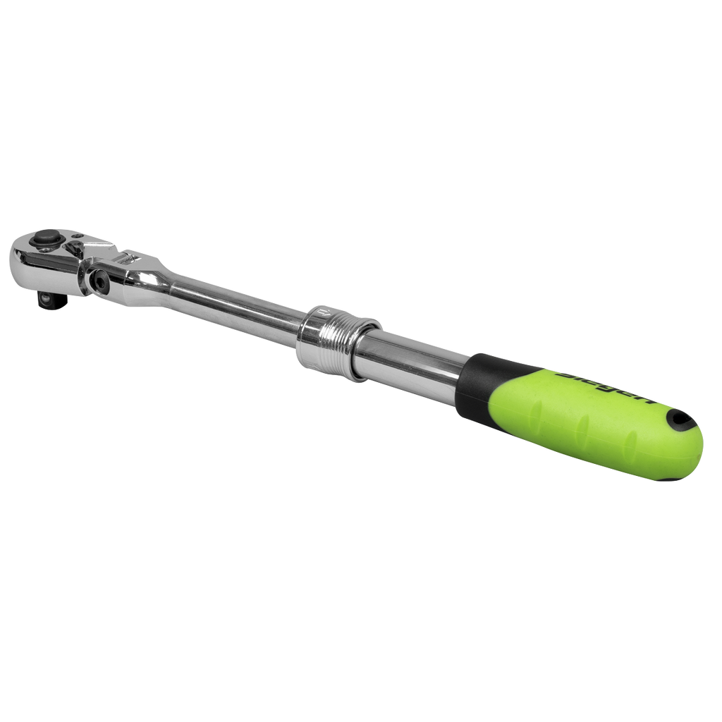 Siegen Extendable Flexi-Head Ratchet Wrench 3/8"Sq Drive
