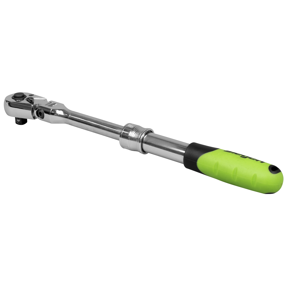 Siegen Extendable Flexi-Head Ratchet Wrench 3/8"Sq Drive