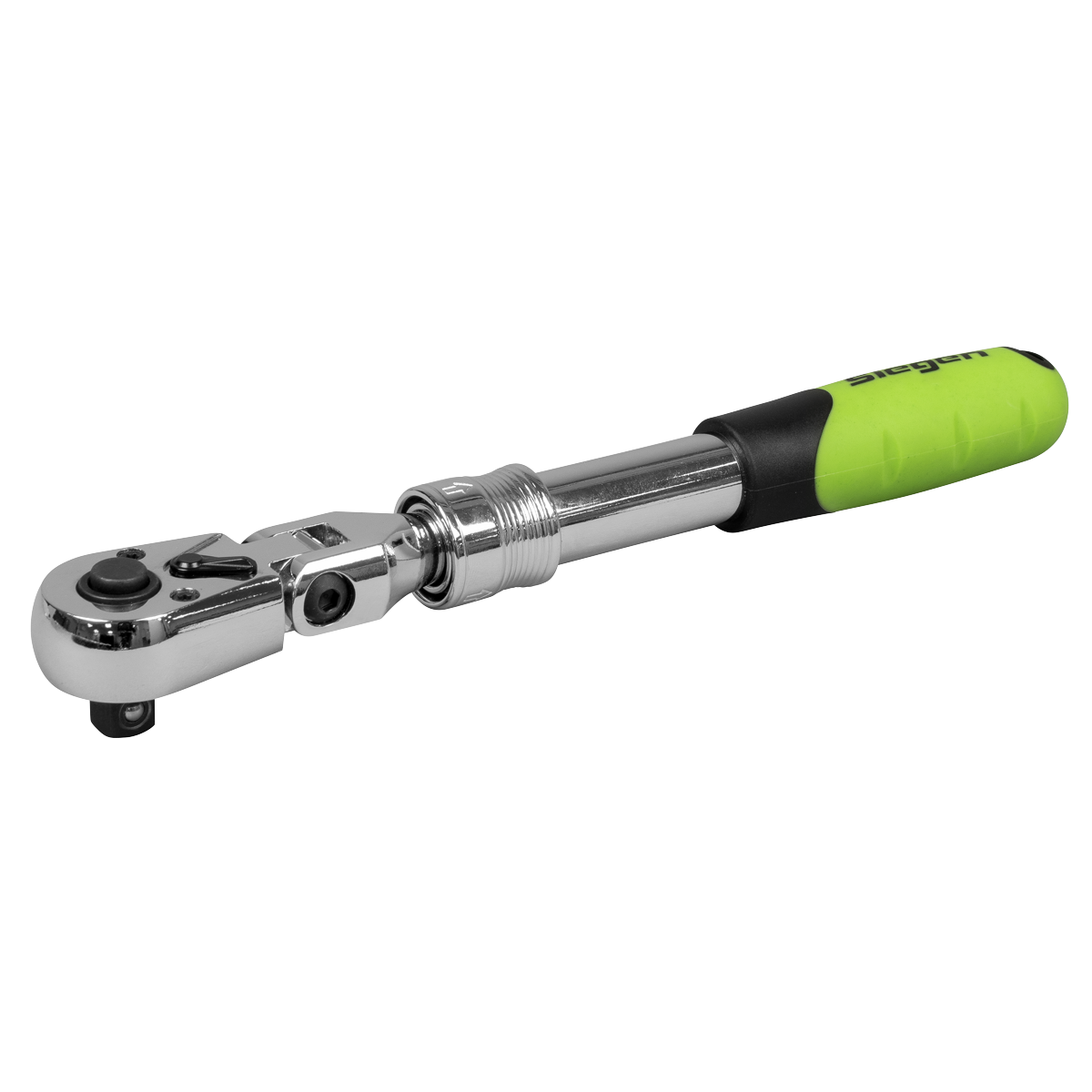 Siegen Extendable Flexi-Head Ratchet Wrench 3/8"Sq Drive