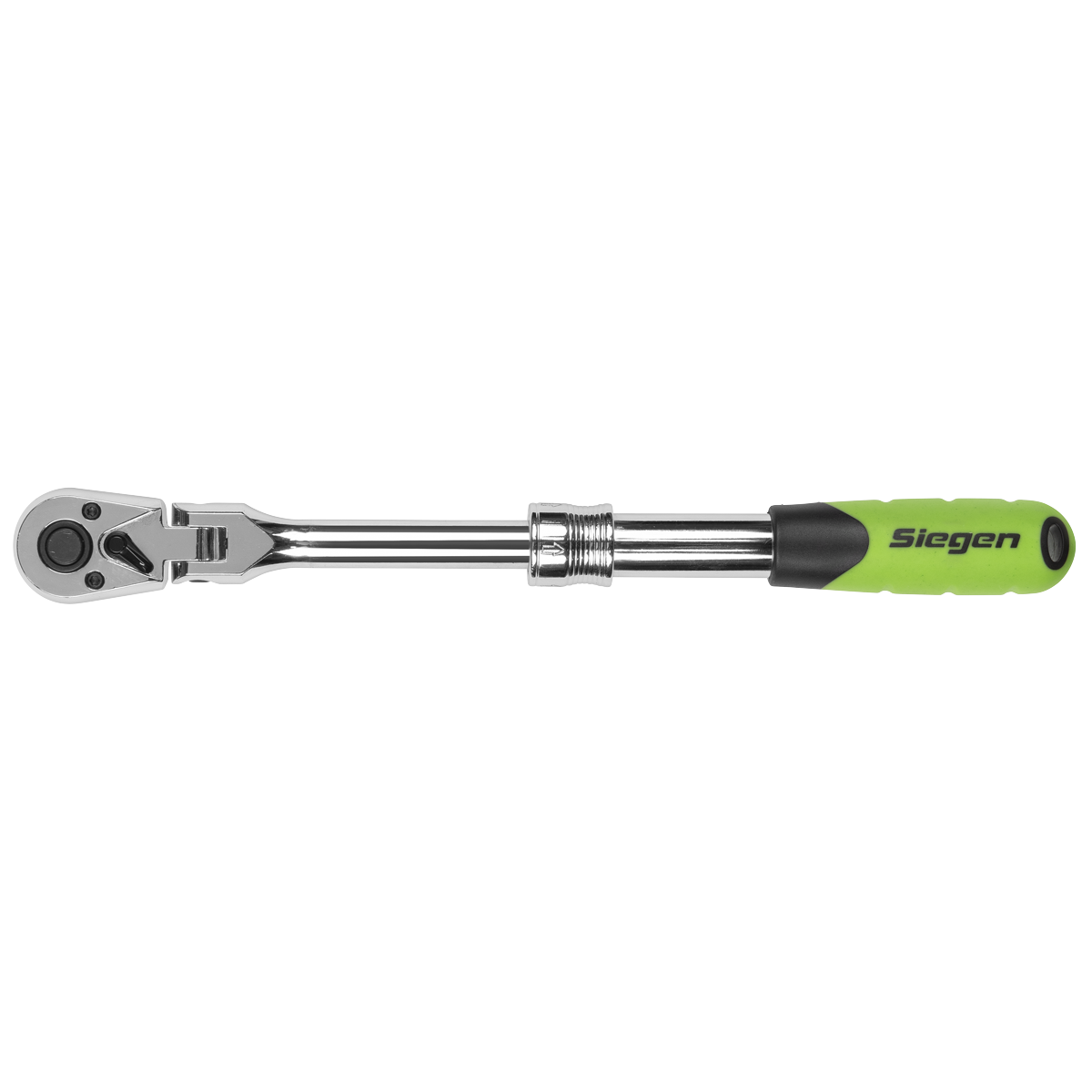 Siegen Extendable Flexi-Head Ratchet Wrench 3/8"Sq Drive