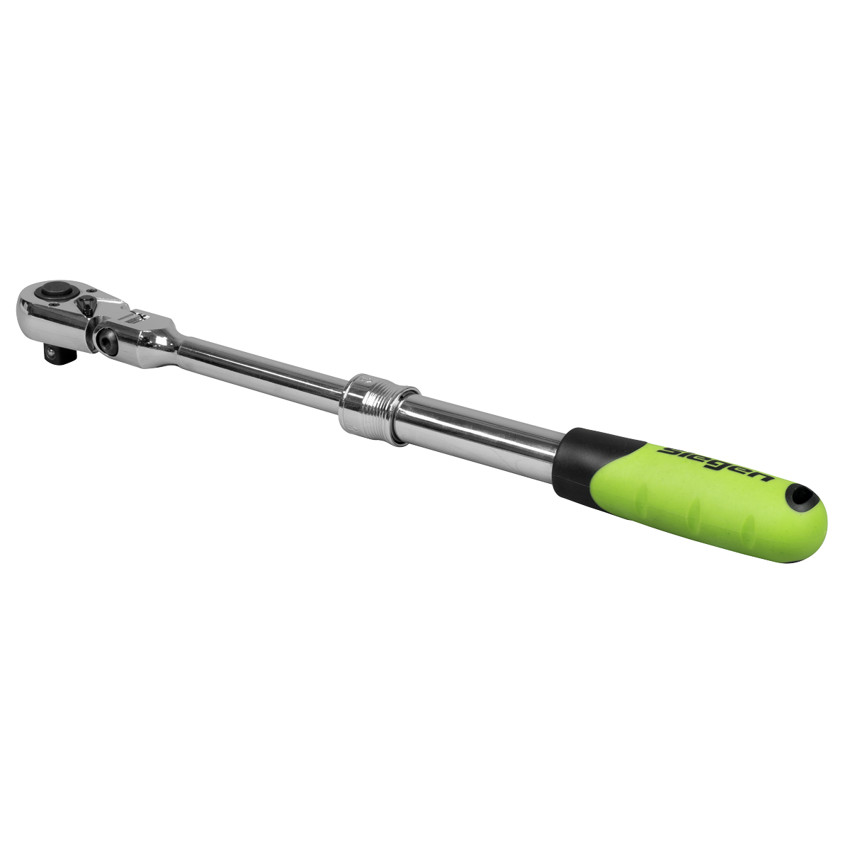 Siegen Extendable Flexi-Head Ratchet Wrench 1/2"Sq Drive