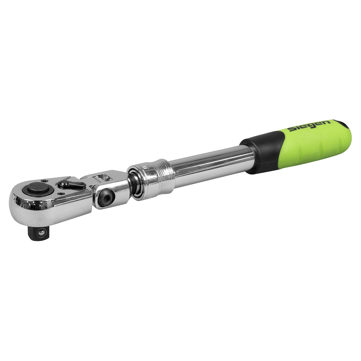 Siegen Extendable Flexi-Head Ratchet Wrench 1/2"Sq Drive