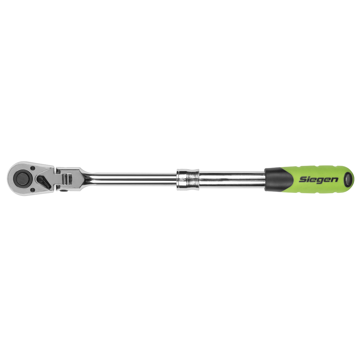 Siegen Extendable Flexi-Head Ratchet Wrench 1/2"Sq Drive
