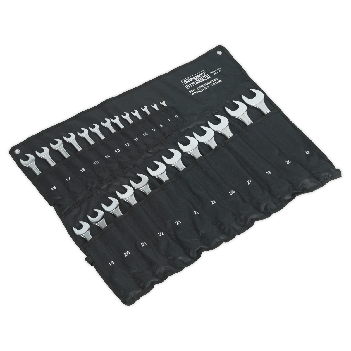 Siegen Jumbo Combination Spanner Set 25pc