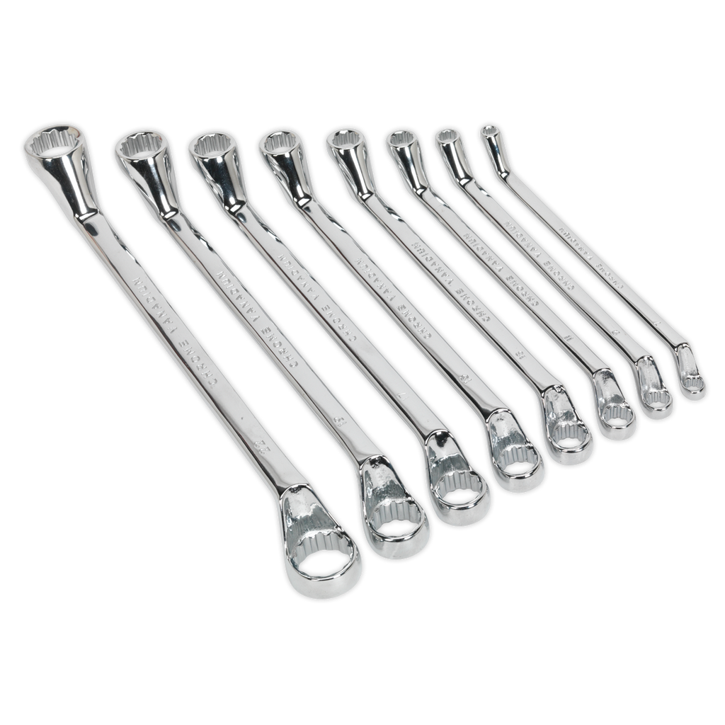 Siegen Deep Offset Ring Spanner Set 8pc