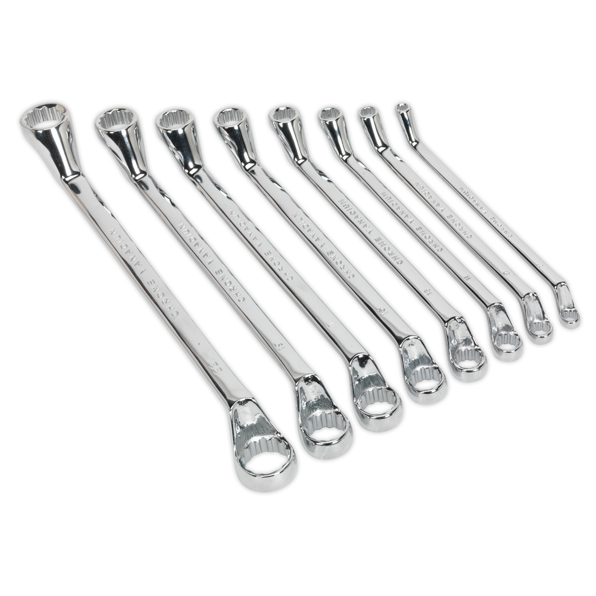 Siegen Deep Offset Ring Spanner Set 8pc