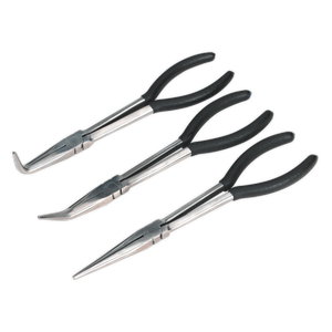 Sealey S0433 Needle Nose Pliers Set 275mm 3pc