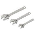 Siegen Adjustable Wrench Set 3pc