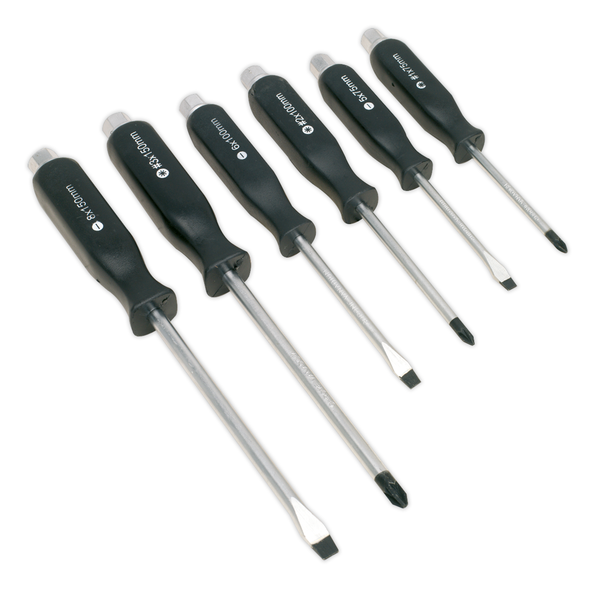 Siegen Hammer-Thru Screwdriver Set 6pc
