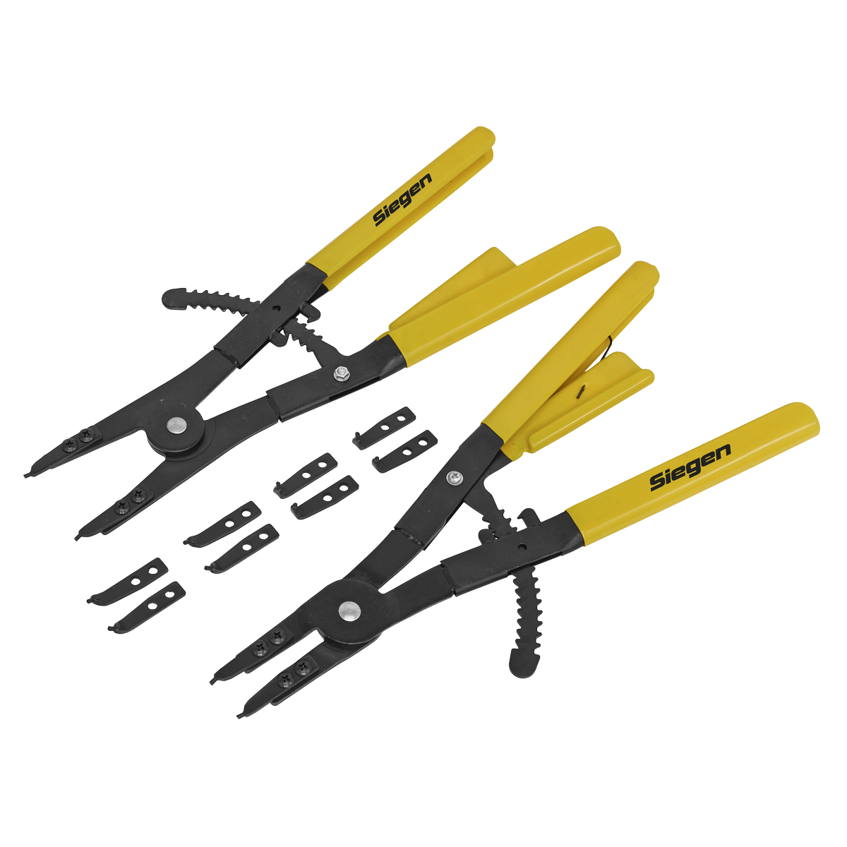 Sealey S0554 Siegen Internal External Spring Loaded Circlip Pilers Set 400mm
